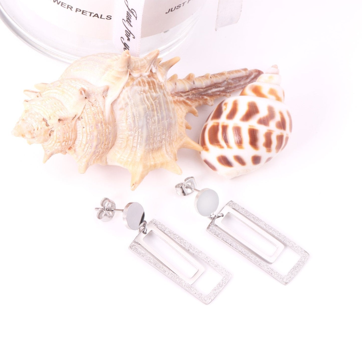 ASON Statement Long Tassel Geometry Dangle Piercing Drop Earrings Jewelry Stainless Steel For Women Accessories Wholesale asonjewelry