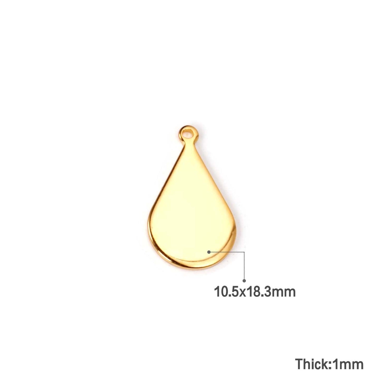 ASON 100pcs/lot Stainless Steel Oval Pendant Charm Wholesale Gold Silver Color For Necklace Bracelet Jewelry Making Supplies asonjewelry