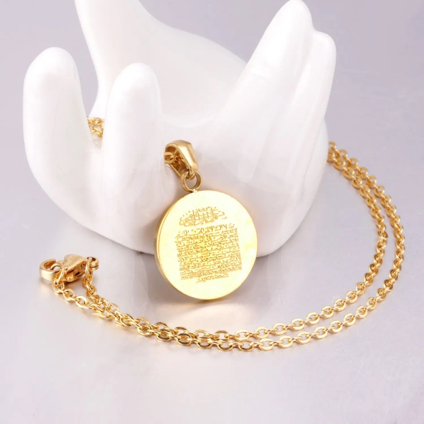 Religion Style Pendant Necklace For Men Women Jewelry Stainless Steel Necklaces Collars Collier Accoessries mujer asonjewelry