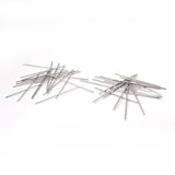 ASON 100pcs/lot Stainless Steel Bar Metal Rod Charm Accessories for DIY Jewelry Making Supplies