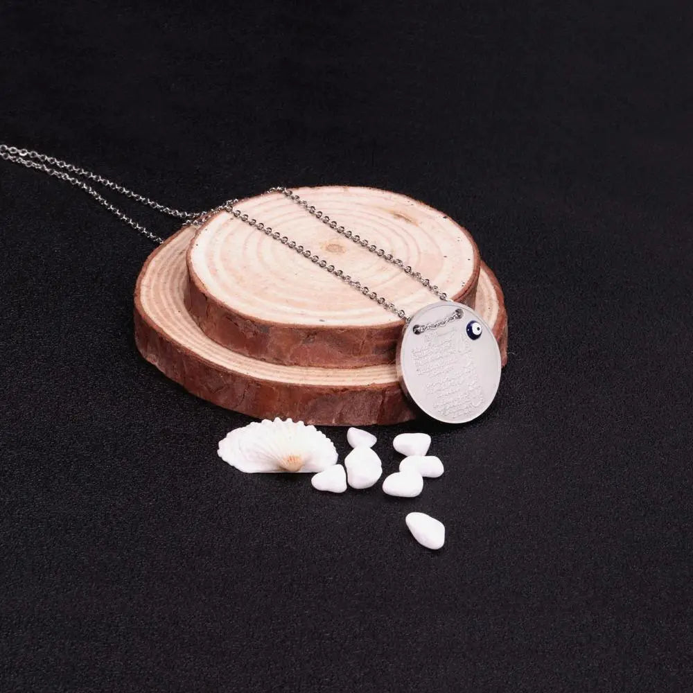 Brand New Religion Pendant Necklaces With Eyes Shape Stainless Steel Fashion Necklaces asonjewelry