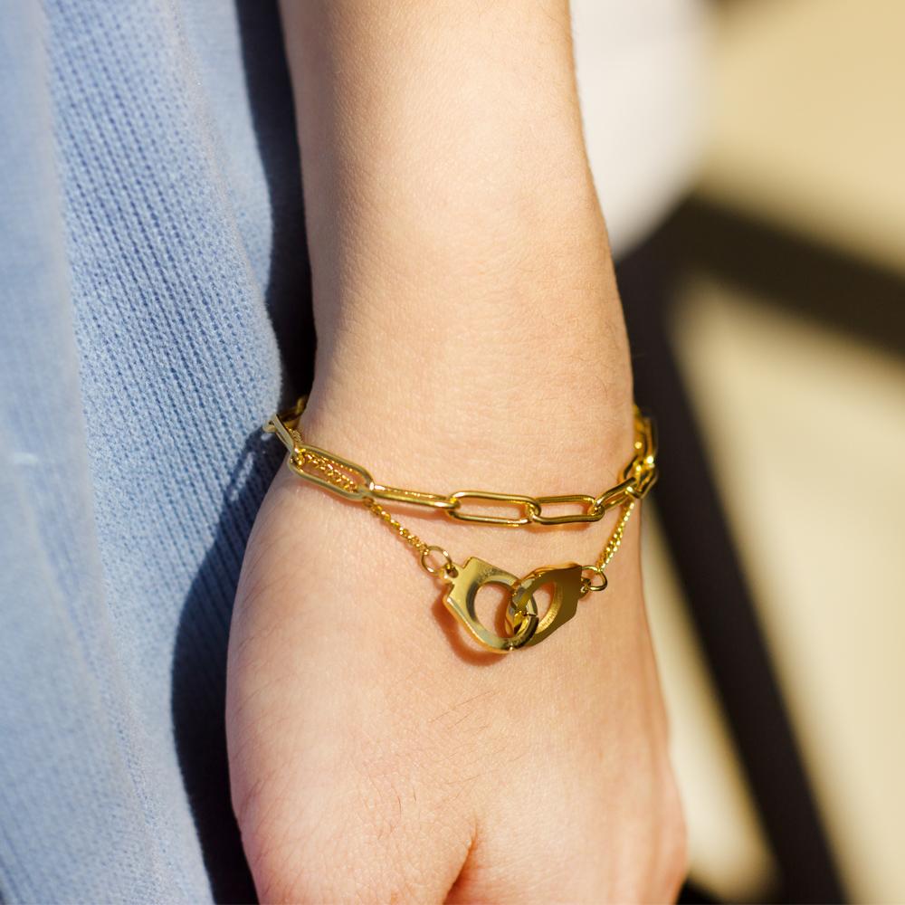 ASON Vintage Stainless Steel Multi Layer Bracelet Bangle for Women Clasp Charm Gold Color Bangle Couple Fashion Jewelry asonjewelry