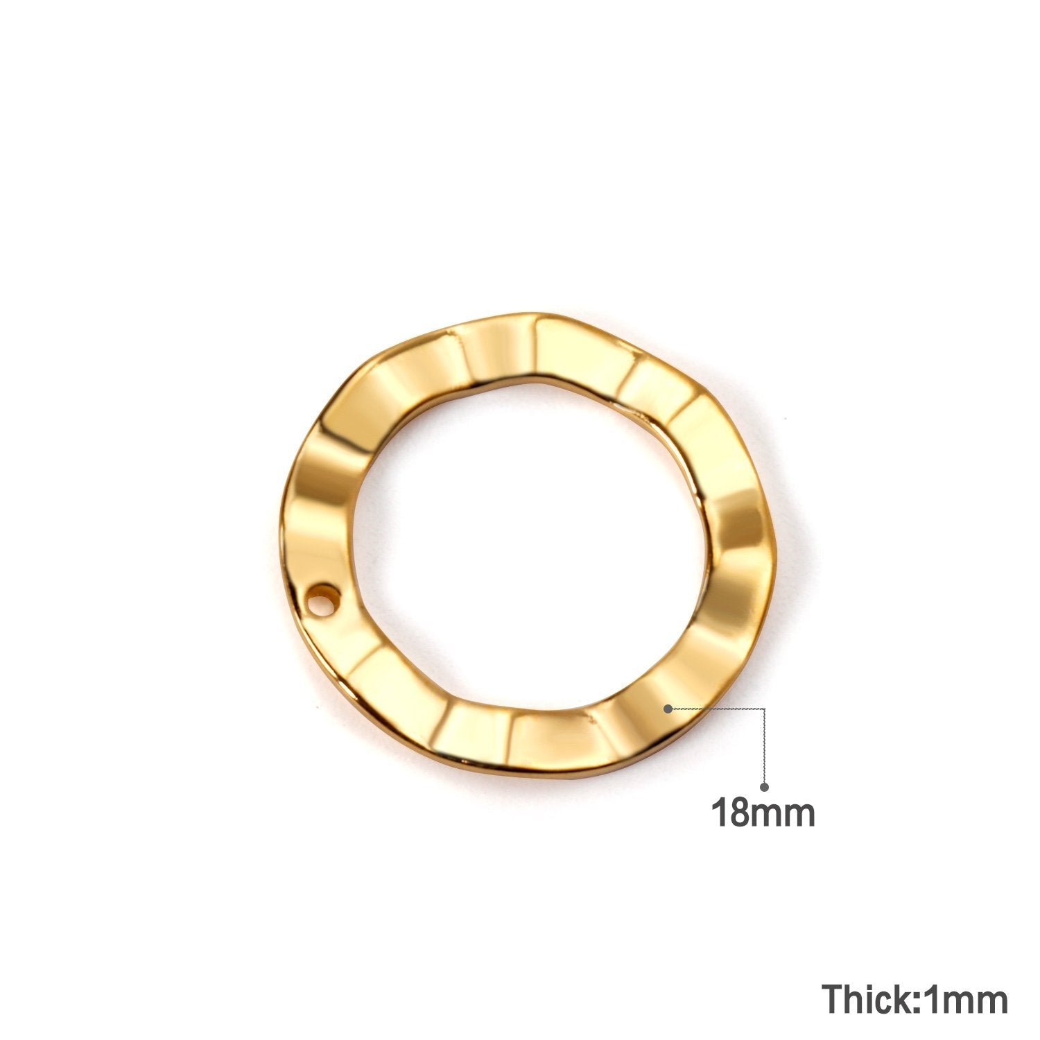 ASON 100 Pcs/Lot Fashion Round Charm Stainless Steel Hollow Out Pendant Wholesale For Necklace Bracelet Jewelry Making Supplies asonjewelry