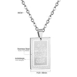 Hot Sale Christian Pendant Necklace Scripture Jewelry Scripture Necklace