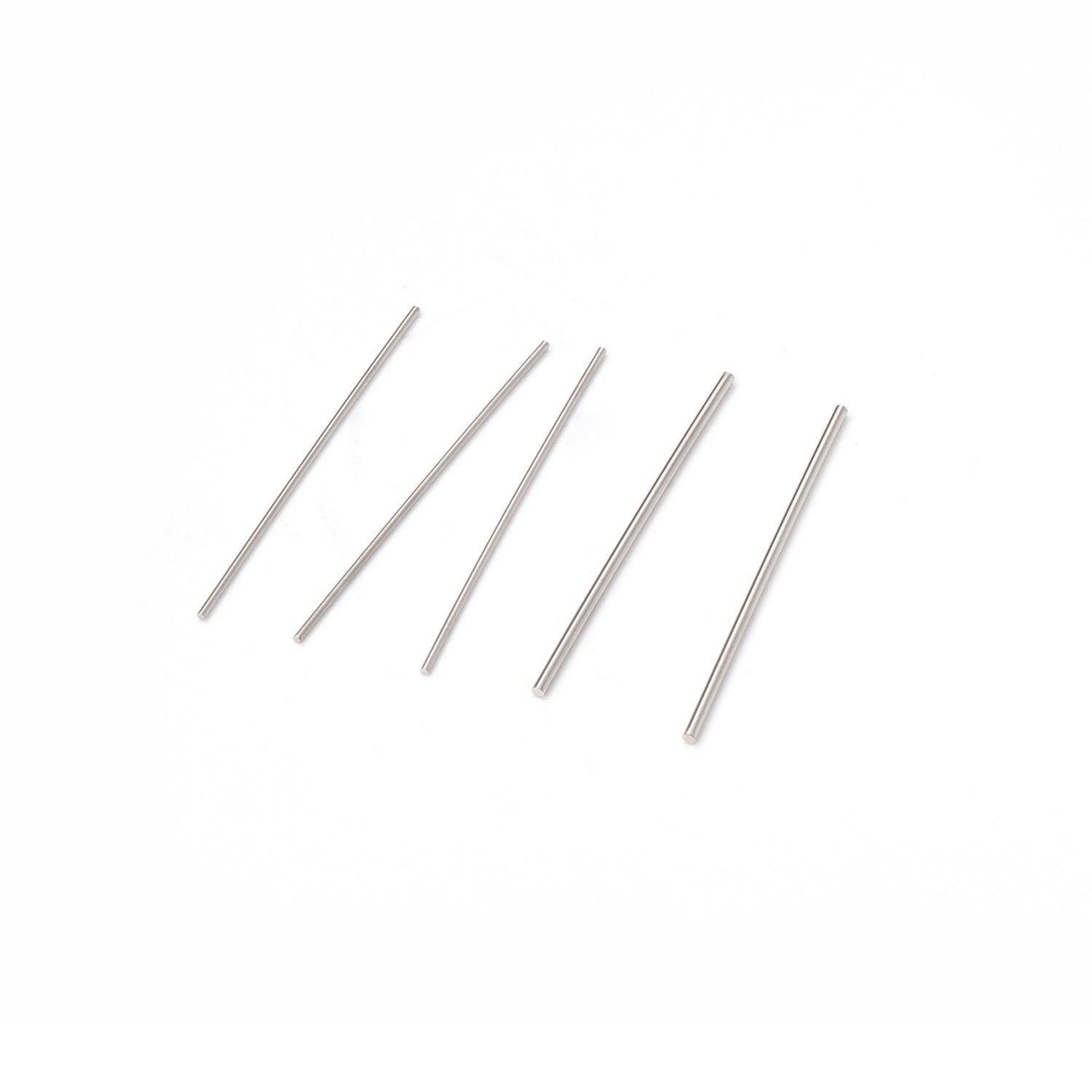 ASON 100pcs/lot Stainless Steel Bar Metal Rod Charm Accessories for DIY Jewelry Making Supplies asonjewelry