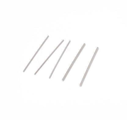 ASON 100pcs/lot Stainless Steel Bar Metal Rod Charm Accessories for DIY Jewelry Making Supplies asonjewelry