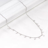 New Arrival Steel Color Moon And Star Pendant Necklace Female Jewelry Chains Necklaces Party Jewlley bijoux femme