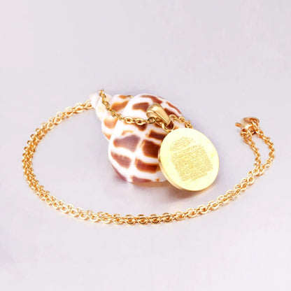 Religion Style Pendant Necklace For Men Women Jewelry Stainless Steel Necklaces Collars Collier Accoessries mujer asonjewelry