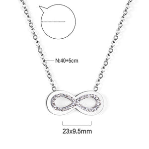 Aesthetic Classic Simple Charm Collier Shiny Cubic Zirconia Women Pendant Necklace For Office Dailywear Christmas