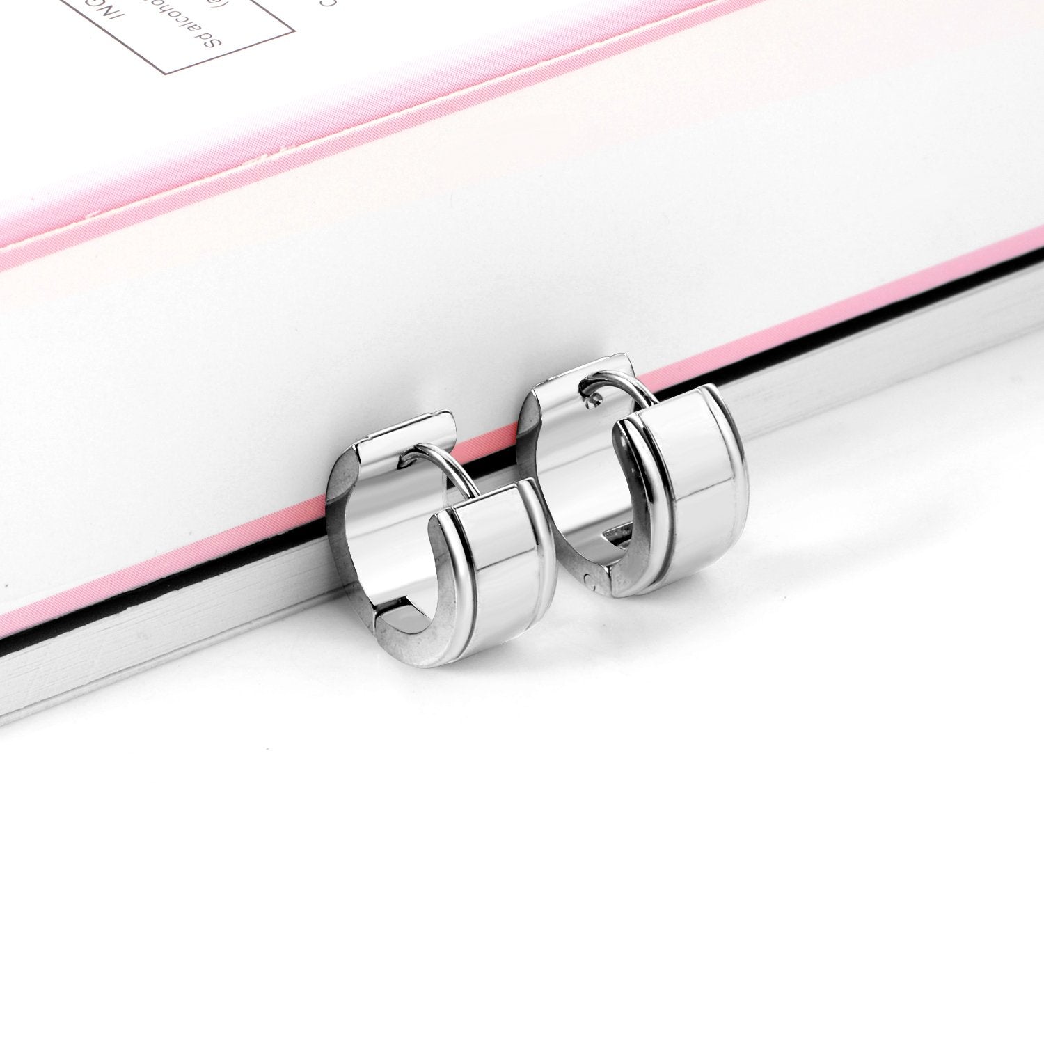 ASON Trendy Stainless Steel Thick Earrings Gold Color Piercing Boho Hoops Earring for Women Girl Gift Fashion Jewelry asonjewelry