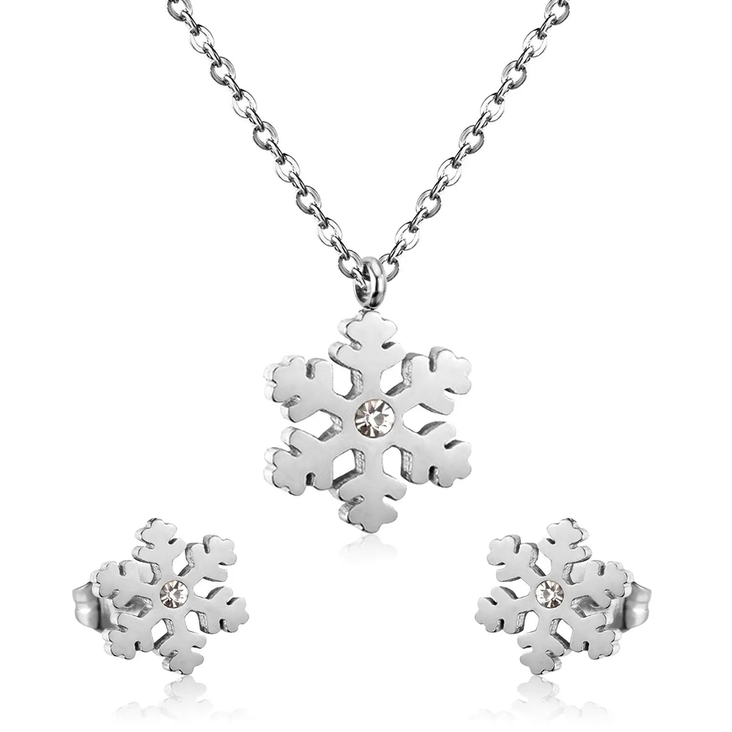 Luxury Wedding Jewelry Set Necklace Earings Sets For Women Engagement Gift asonjewelry