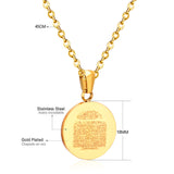 Religion Style Pendant Necklace For Men Women Jewelry Stainless Steel Necklaces Collars Collier Accoessries mujer