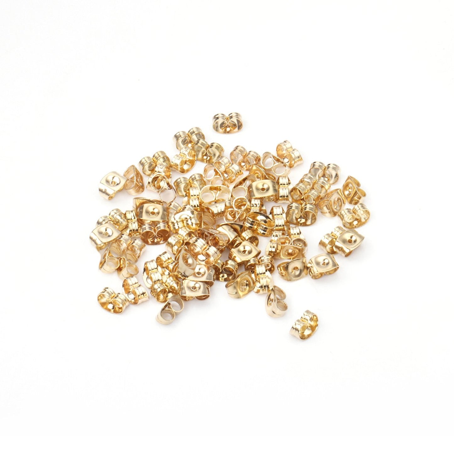 ASON 1000pcs Silver Color Earring Back Plug Earring Setting Base for Ear Stud Jewelry Accessories DIY Jewellery Making Supplies asonjewelry