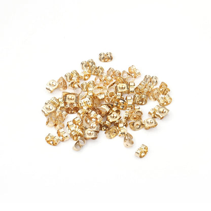 ASON 1000pcs Silver Color Earring Back Plug Earring Setting Base for Ear Stud Jewelry Accessories DIY Jewellery Making Supplies asonjewelry