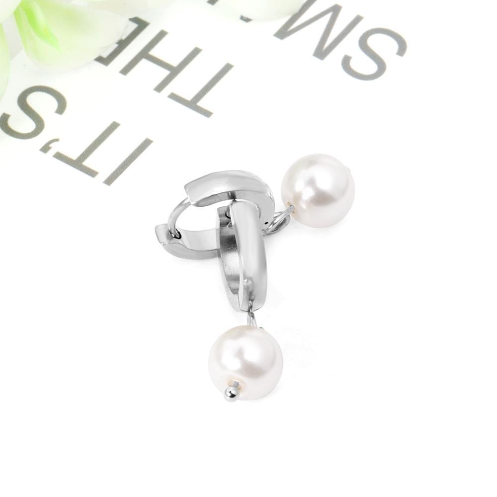 ASON Elegant Imitation Pearl Dangle Earrings 316L Stainless Steel Drop Earring for Women Girl Small Fashion Jewelry asonjewelry