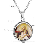 Hot sale in the Middle East Country Blessed Virgin Mary Pendants Necklace 5pcs/lot Wholesale Necklaces
