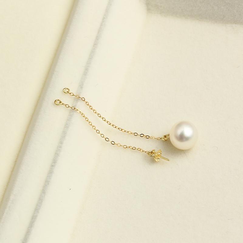 ASON 100 pcs/lot Gold/Silver Stainless Steel Bowl Pin Tray Earrings, Pearl Earring Base, For DIY Necklace Jewelry Charm Making asonjewelry