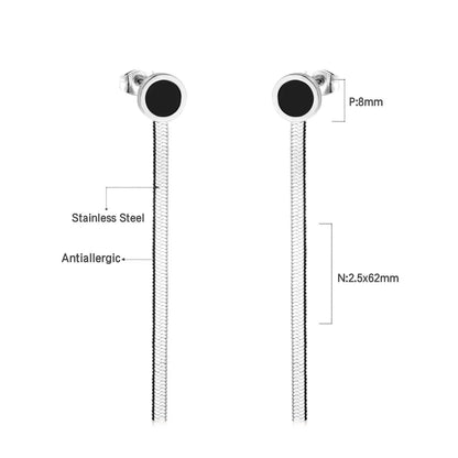 Korean Round Shell Stainless Steel Drop&Dangle Earring 2020 Earings Set For Women Fashion Jewelry Aretes Brincos asonjewelry