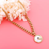 Thick Cubic Chain Mix Chains Brand Design Astronaut Pendant Necklace For Woman Boy Jewelry For Uniqu Birthday Gifts