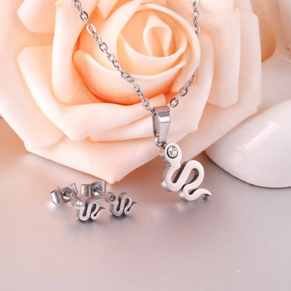 Vintage Zircon Necklace Earrings African Jewelry Sets Fashion Dangle Earrings Bridal Wedding Jewellery Sets asonjewelry