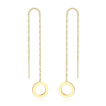 ASON Korean Statement Long Tassel Drop Dangle Earrings 2022 for Women Stainless Steel Earring Set Female Fashion Jewelry asonjewelry