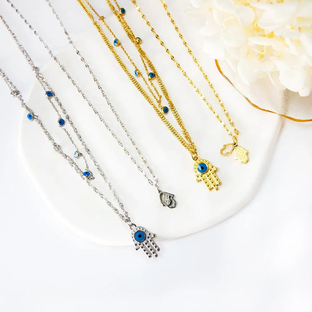 Double Layered Necklace Imitation Pearl Beads Snake Choker For Woman Trendy Collier Vintage Tennis Aesthetic Jewlry asonjewelry