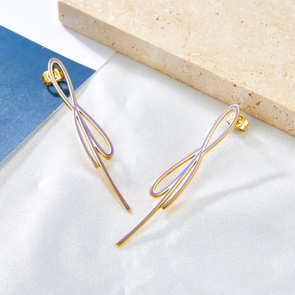 Trendy Woman Geometric Drop Earrings Brand Design Dangle Pendients Steel Acrylic Summer Boho Beach Holiday Jewelry asonjewelry