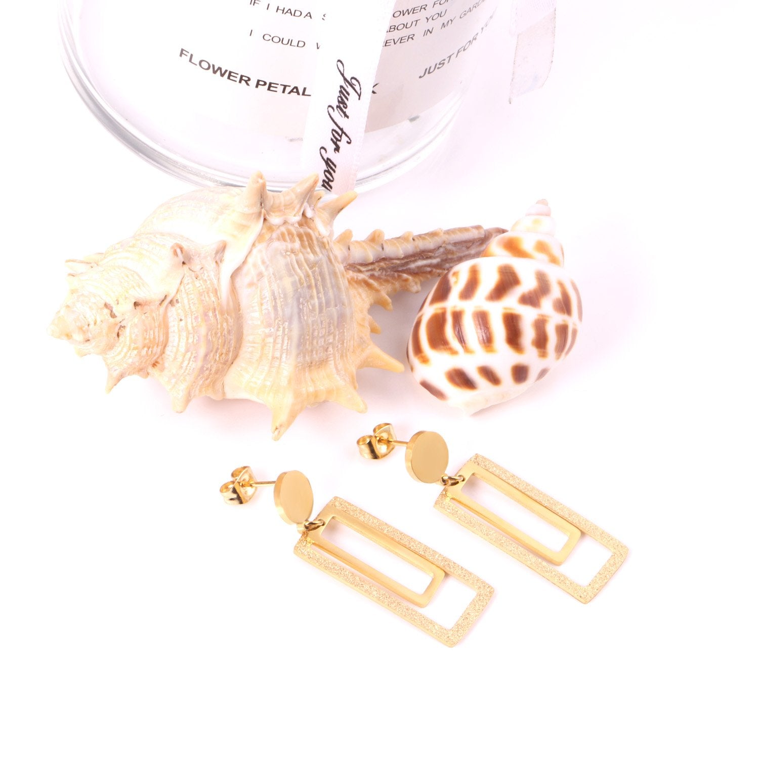 ASON Statement Long Tassel Geometry Dangle Piercing Drop Earrings Jewelry Stainless Steel For Women Accessories Wholesale asonjewelry