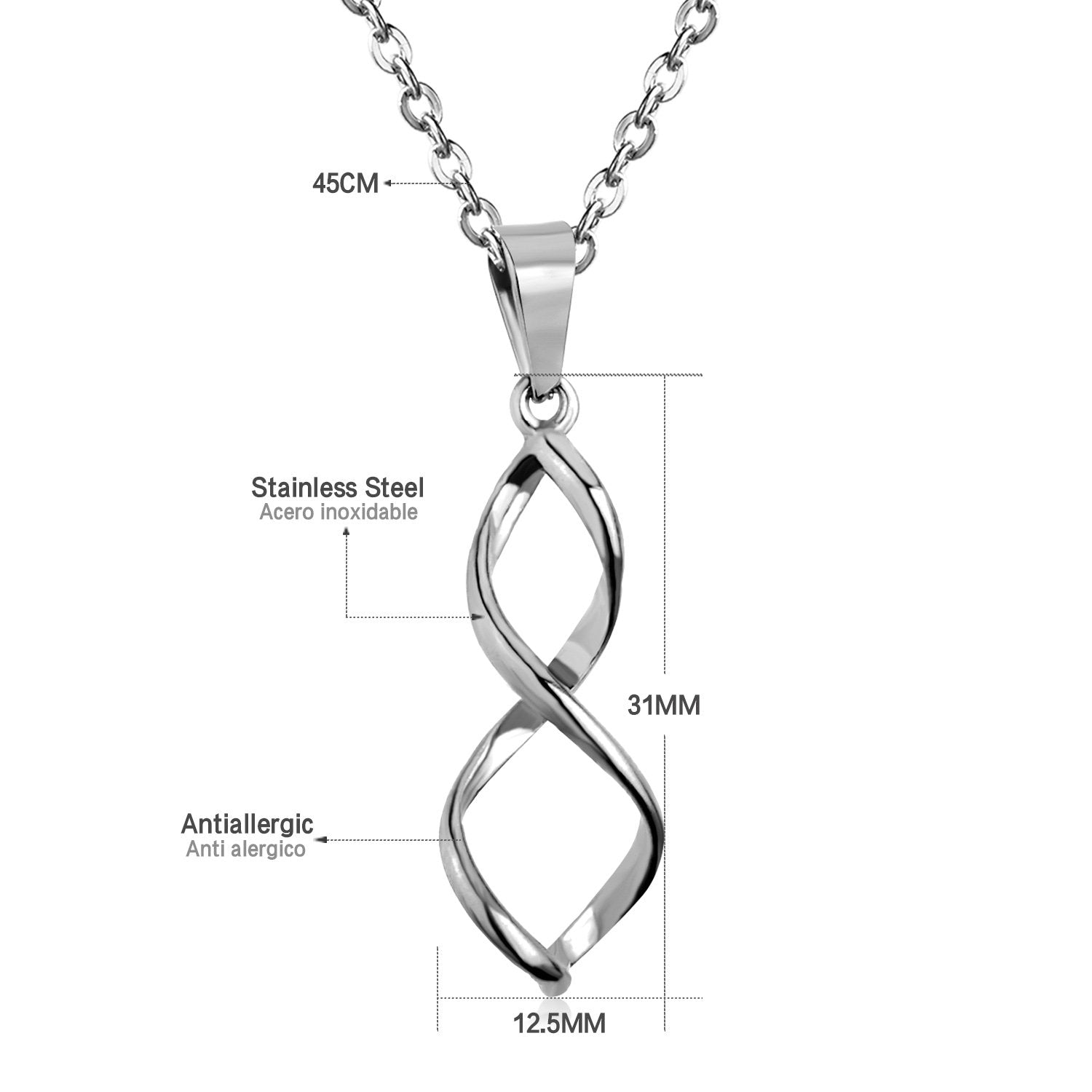 ASON Stylish Stainless Steel Gold Color Chain Necklaces with Pendant for Men Women Chokers Party Gift Accessories Jewelry asonjewelry