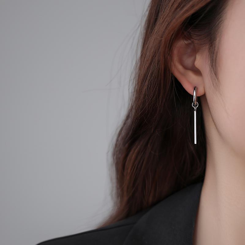 ASON 100pcs/lot Stainless Steel Bar Metal Rod With Tassel Earrings Charm Accessories for DIY Earrings Jewelry Making Supplies