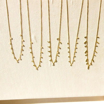 Stainless Steel Trendy Collier For Woman Beach Jewelry On Neck Gold Plated Vintage Romantic Boho Chain Necklaces asonjewelry