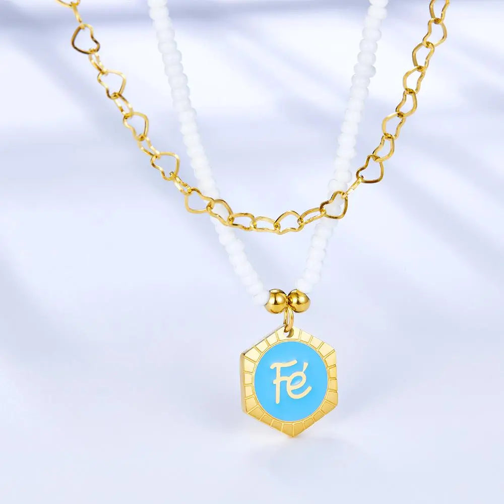 Double Layered Necklace Imitation Pearl Beads Snake Choker For Woman Trendy Collier Vintage Tennis Aesthetic Jewlry asonjewelry