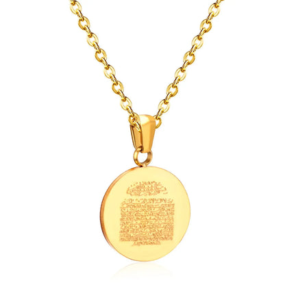 Religion Style Pendant Necklace For Men Women Jewelry Stainless Steel Necklaces Collars Collier Accoessries mujer asonjewelry