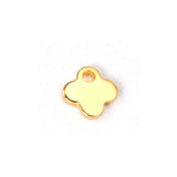 ASON 100pcs/lot Fashion Flower Pendant With Holes Stainless Steel For Necklace Bracelet DRY Handmade Jewelry Making Supplies