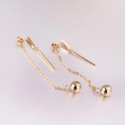 Tassel Dangle Earrings For Women Stainless Steel Drop Earings 2020 Fashion Jewelry aretes de mujer bricos wholesale asonjewelry