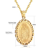 New Fashion Pendant With Necklaces For Men Jewelry Gift 316L Stainless Steel Religion necklaces