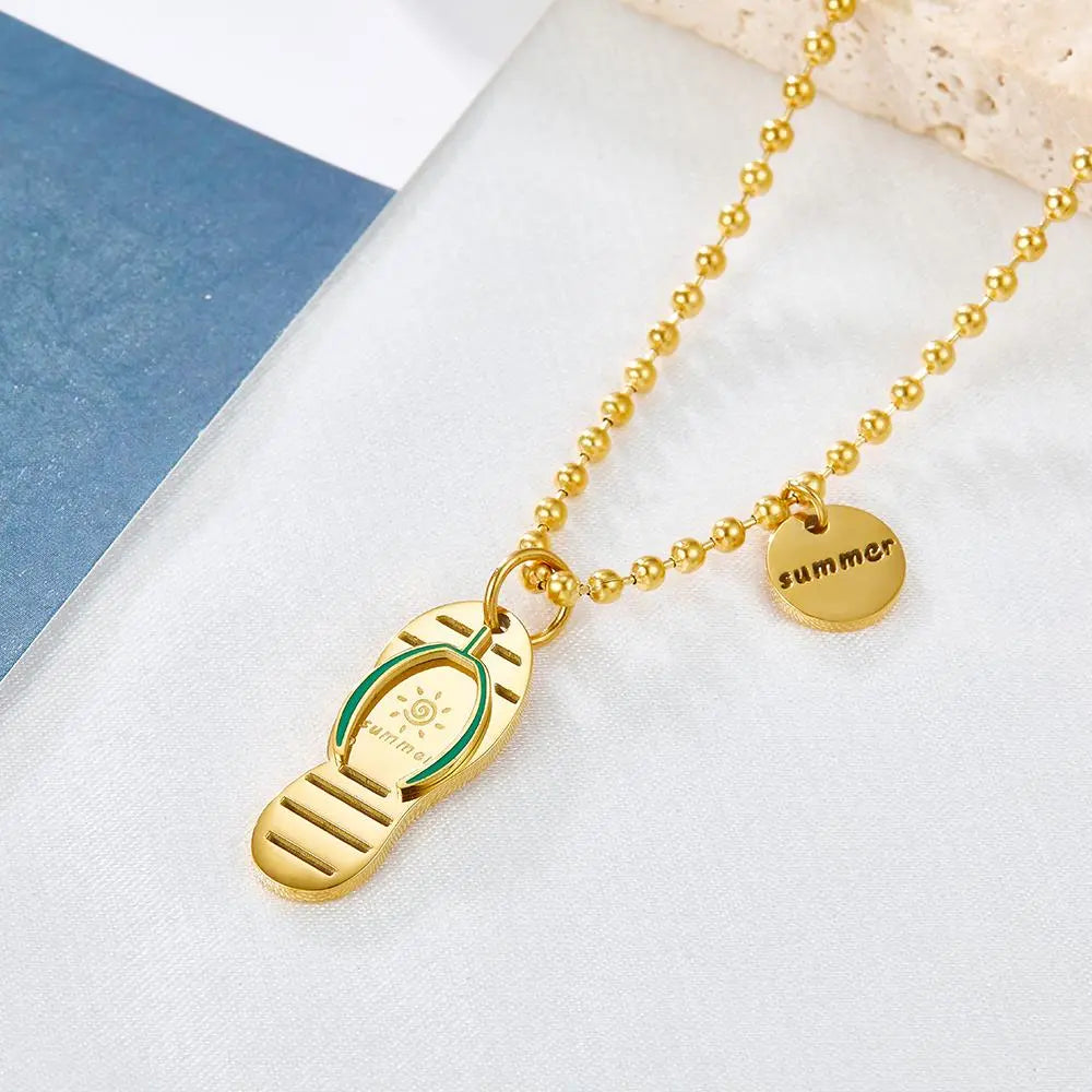 World Cup Football Pendant Necklace For Woman Must Win Man Sport Statement Thick Beads Chain Necklaces Brand Design asonjewelry