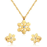 Luxury Wedding Jewelry Set Necklace Earings Sets For Women Engagement Gift